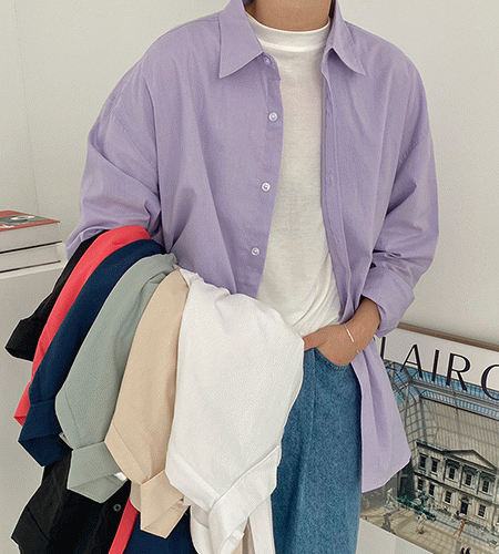 [감사제] 얼웨이즈 코튼 오버핏 셔츠 (11color)