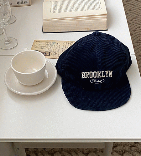 브루클린 코듀로이 와이어 캡 (2color)